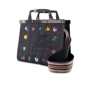 Love Trotter Bag - Etro - Leather - Black